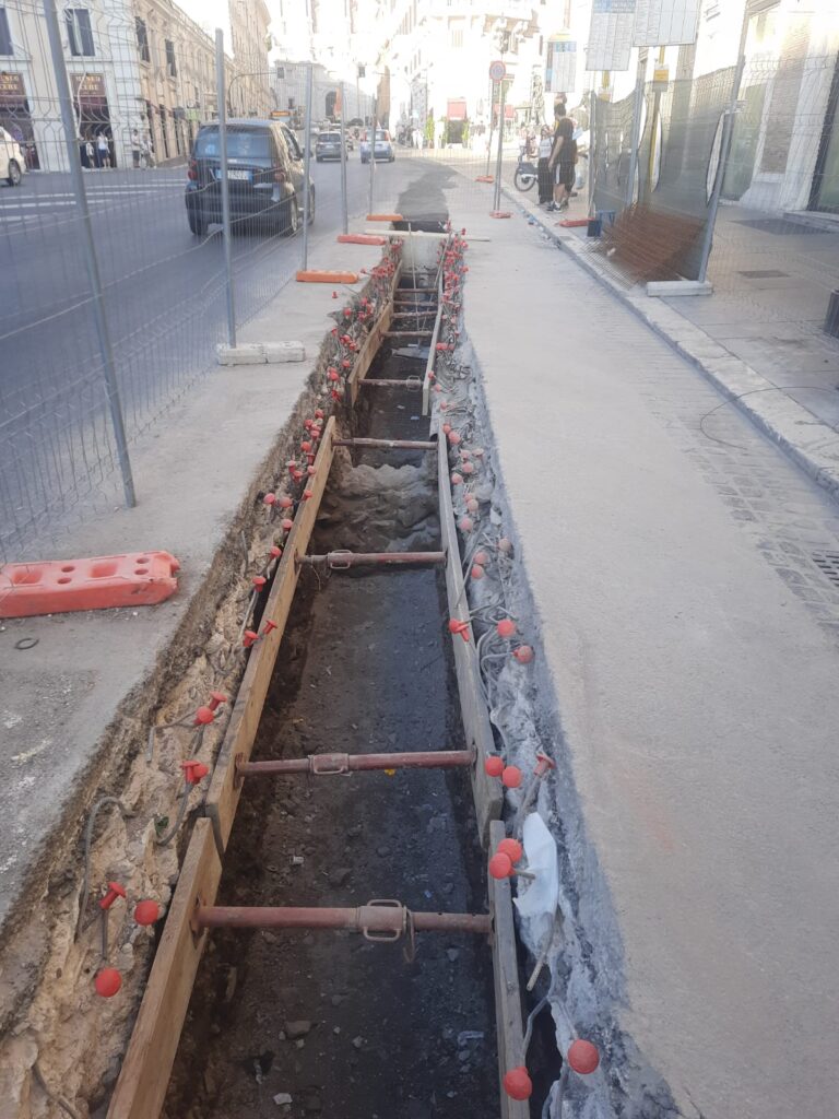 Conformita degli scavi - trincea - AgroAlberi